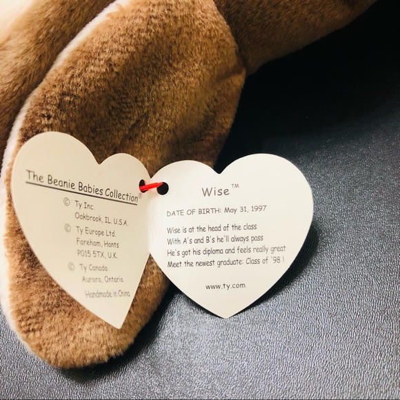 Ty wise beanie NWT - Picture 4 of 4